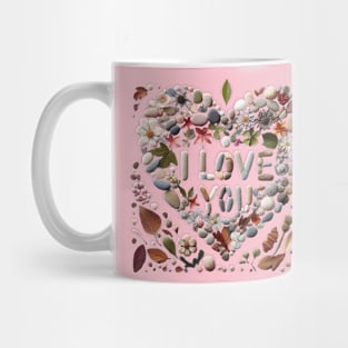 I love you floral Mug